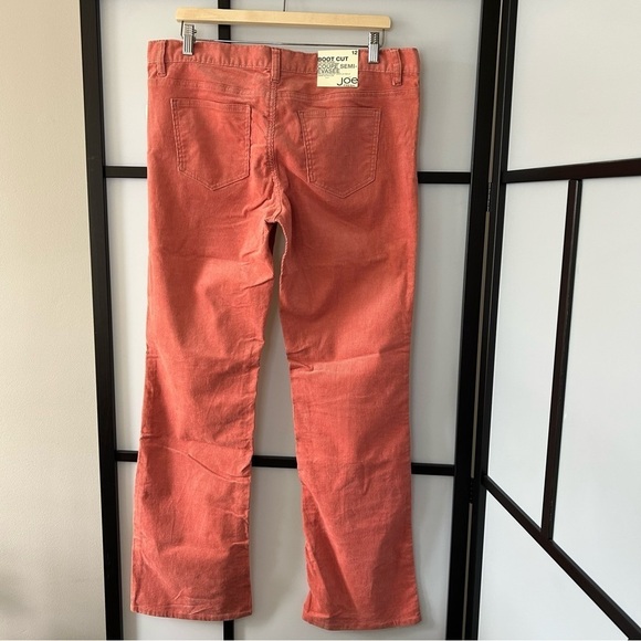 NWT Joe Fresh Salmon color Corduroy Low Rise Wide Leg Bootcut. Perfect for Fall - Picture 6 of 14